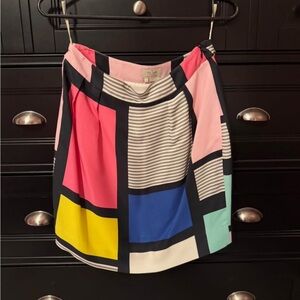 Kate Spade color block skirt